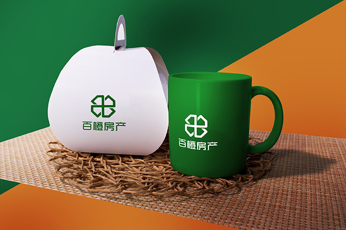 logo設計  公司logo設計  企業標志設計  百橙房產